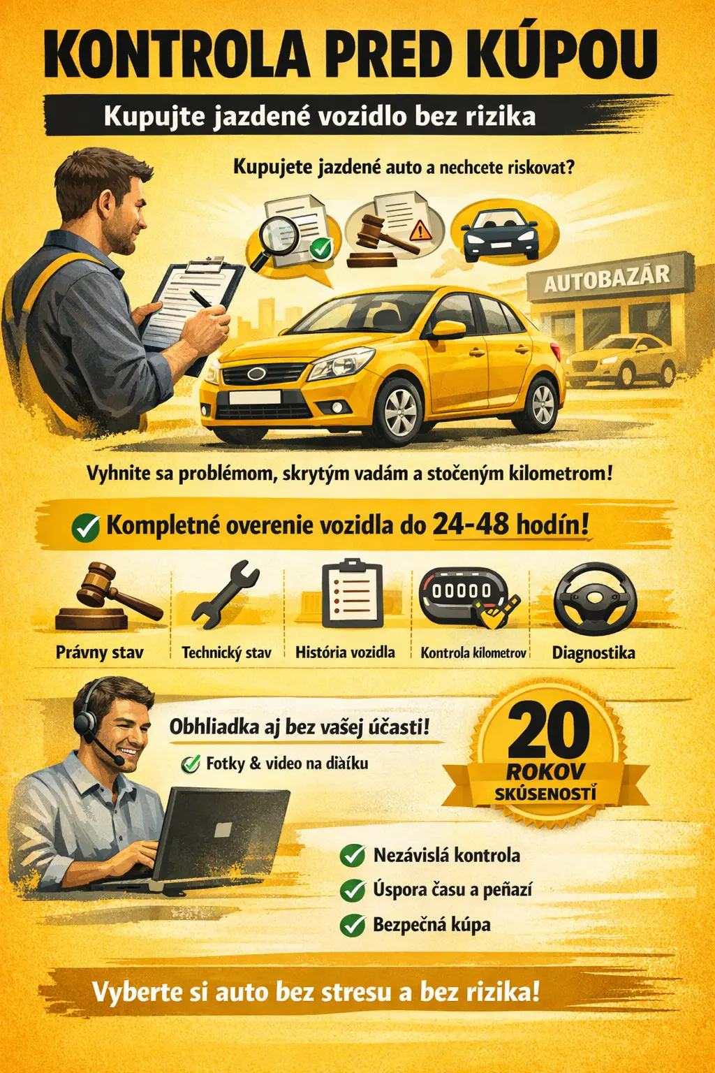 Kontrola vozidla pred kúpou